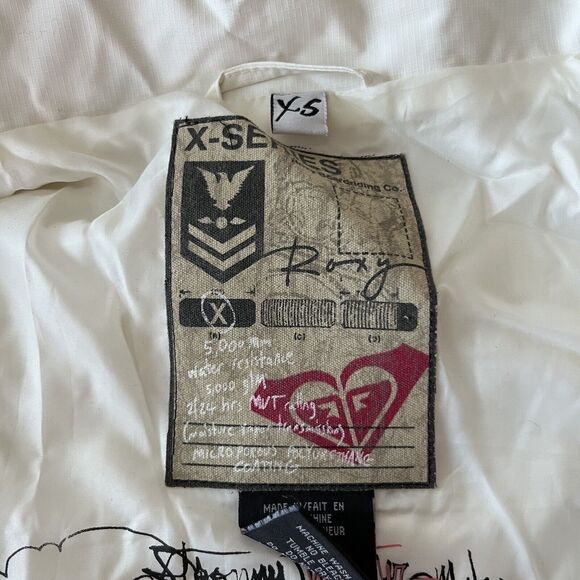 NWT ROXY X-Series Atomic Fireball Belted‎ Hooded Jacket White Size X-Small - Picture 3 of 16